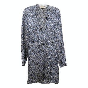 Stella McCartney blue citrus print silk dress